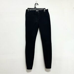 JESSICA SIMPSON Women Super Skinny Jeans Black Mid Rise 5 Pocket Size 8/29